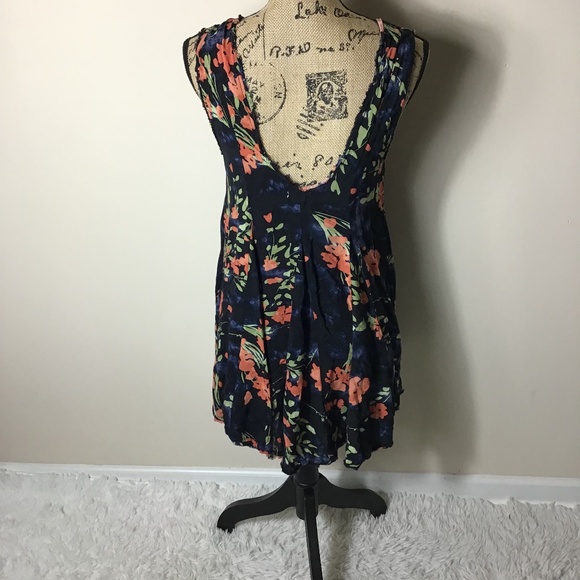 Anthro Ecote Swing Dress Scoop Back - Picture 3 of 7